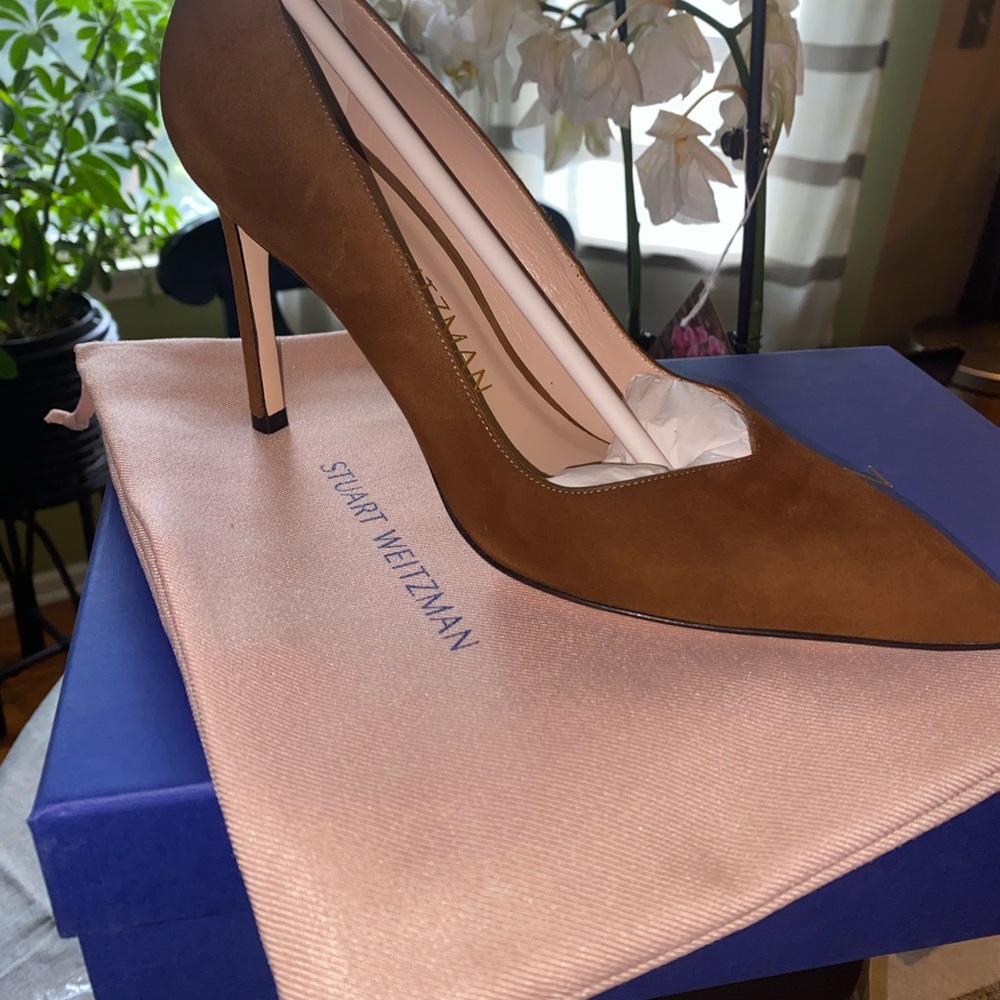 New with Tags (box) STUART WEITZMAN
‘ANNY’NARROW FEET-STILETTO PUMP women shoes
